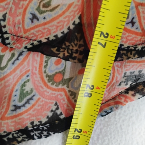 Jones New York Black and Pink Paisley Sheet Button Down Shirt - Picture 12 of 12